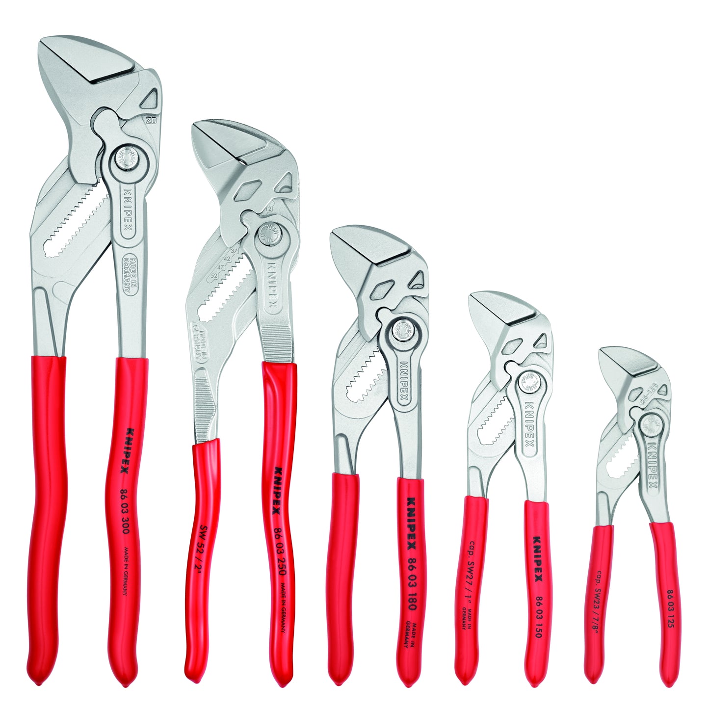 Knipex Pliers Wrench Set With Tool Roll 5 Pieces 00 19 55 S4