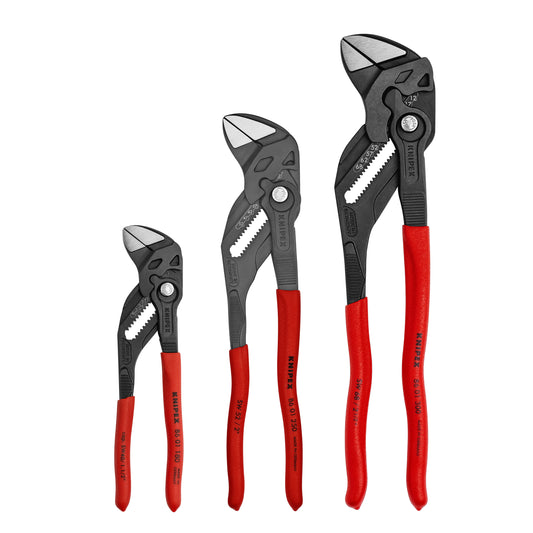 Knipex Black Pliers Wrench Set 3 Pieces 00 20 06 US3