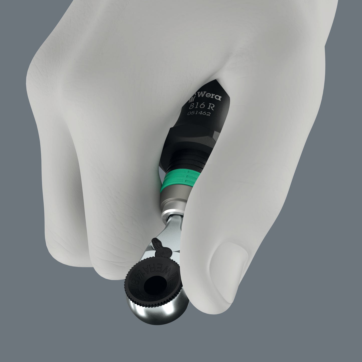 Wera 8011 Zyklop Mini 4 Socket Wrench 1/4" Drive 05003662001