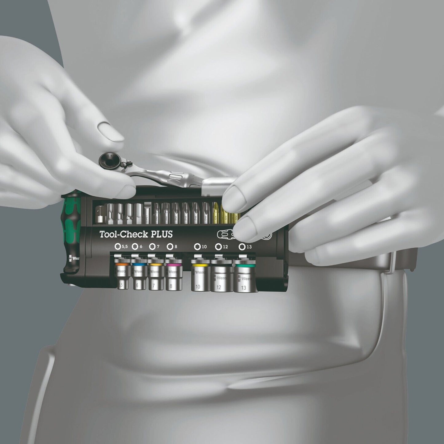 Wera Bicycle Set 3 A Zyklop Mini Ratchet Bit Set 1/4" Drive Metric 05004183001