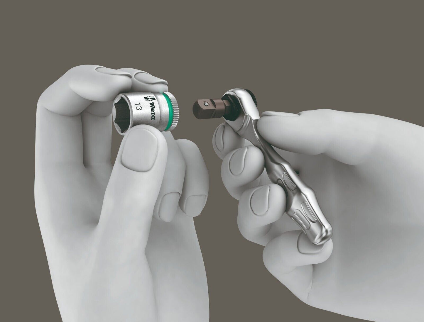 Wera Bicycle Set 3 A Zyklop Mini Ratchet Bit Set 1/4" Drive Metric 05004183001