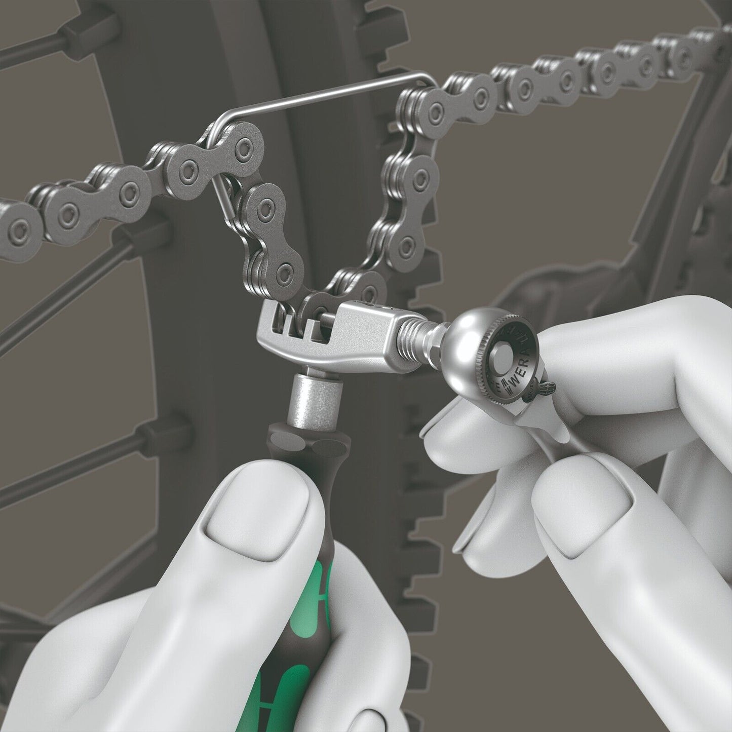 Wera Bicycle Set 3 A Zyklop Mini Ratchet Bit Set 1/4" Drive Metric 05004183001