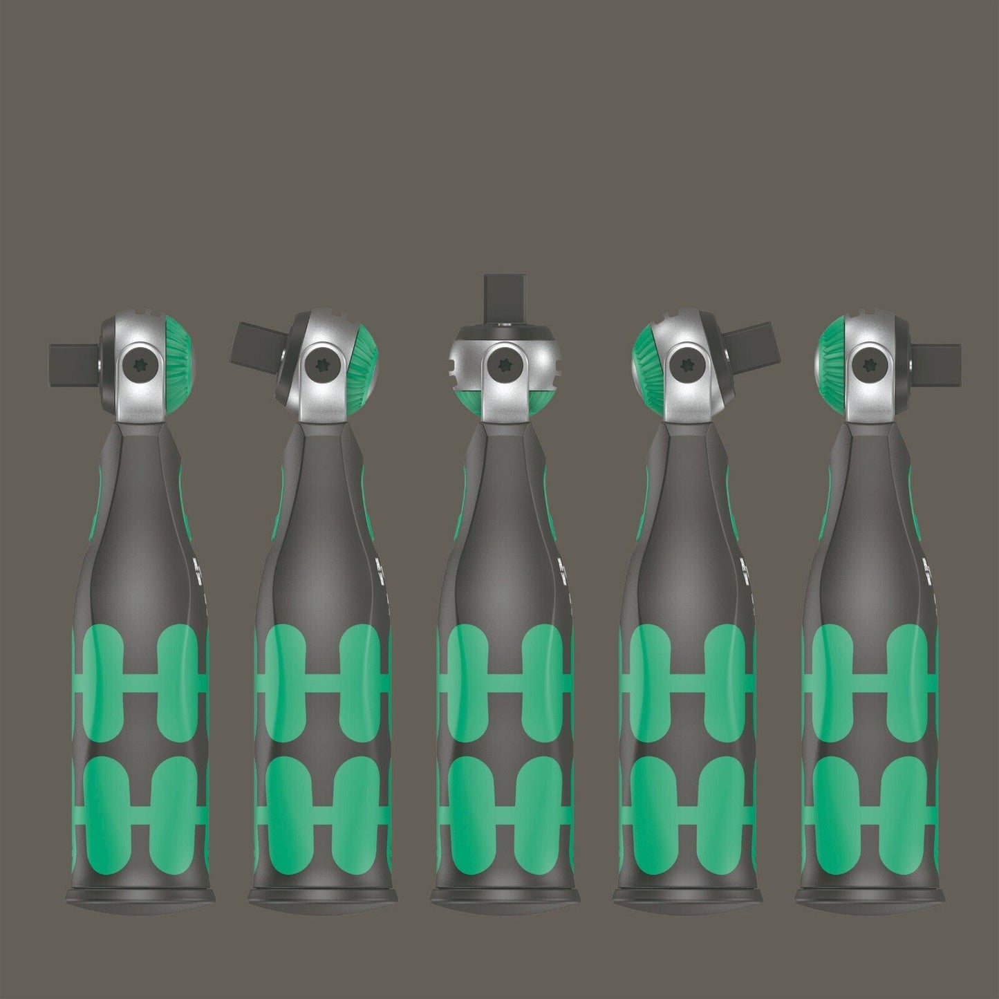Wera 8009 Zyklop Pocket Set 4 Socket Wrench Set 3/8" Drive SAE 05004285001