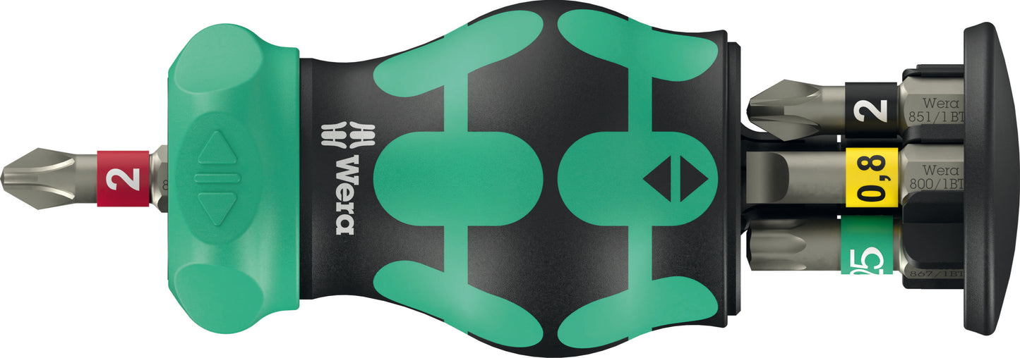 Wera Kraftform Kompakt Stubby Magazine RA 2 Screwdriver Set 6 Pieces 05008892001