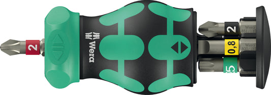 Wera Kraftform Kompakt Stubby Magazine RA 2 Screwdriver Set 6 Pieces 05008892001