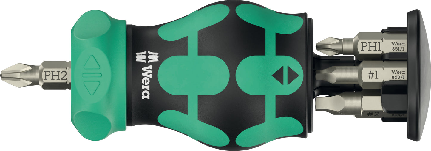 Wera Kraftform Kompakt Stubby Magazine RA 4 Screwdriver Set 6 Pieces 05008893001