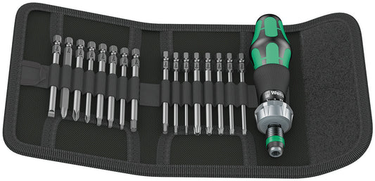 Wera Kraftform Kompakt 60 RA Ratcheting Screwdriver Set SAE 05051041001