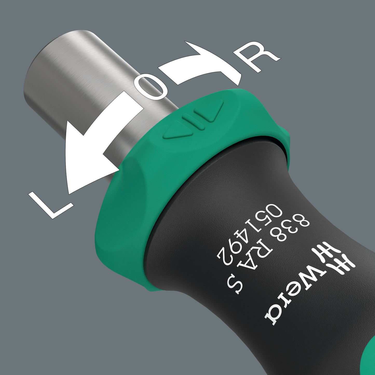 Wera 838 RA S Bitholding Ratcheting Screwdriver 1/4" Drive 05051492001