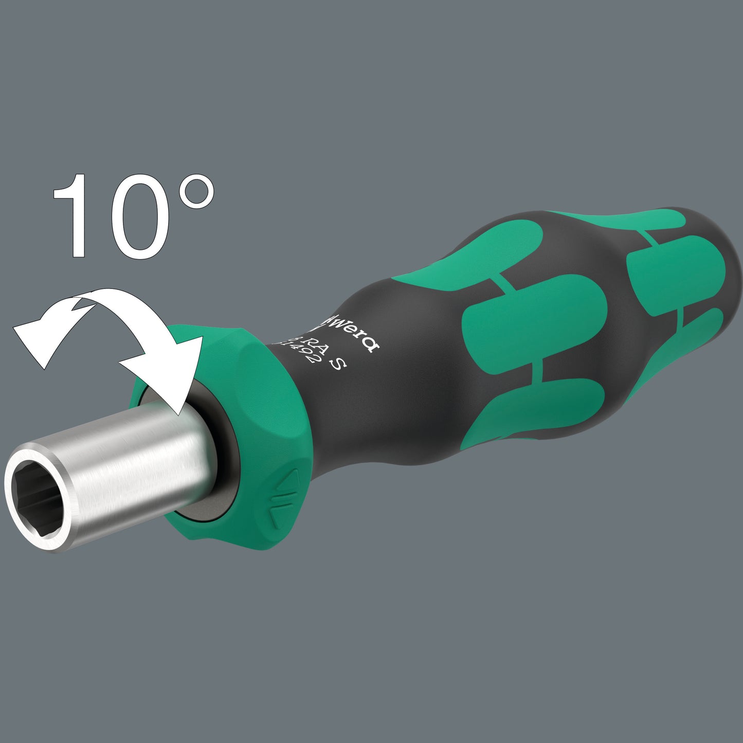 Wera 838 RA S Bitholding Ratcheting Screwdriver 1/4" Drive 05051492001