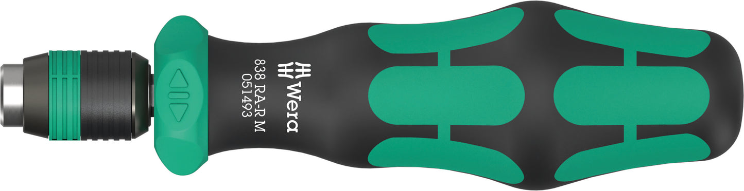 Wera 838 RA-R M Bitholding Ratcheting Screwdriver 1/4" 05051493001