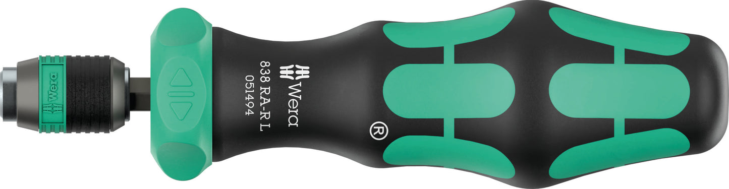 Wera 838 RA-R L Ratcheting Bit Holding Screwdriver 05051494001