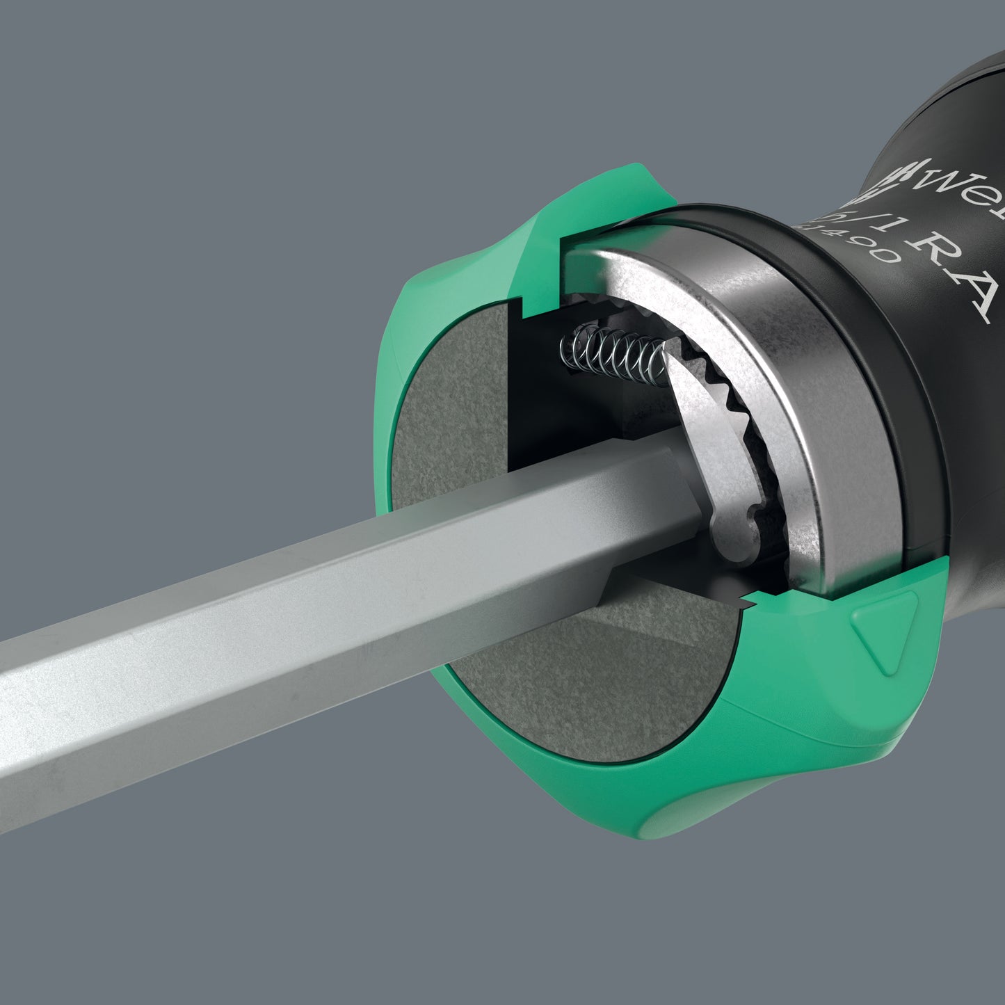 Wera Kraftform Kompakt 27 RA 2 Ratcheting Screwdriver Set 6 Pieces 05051518001