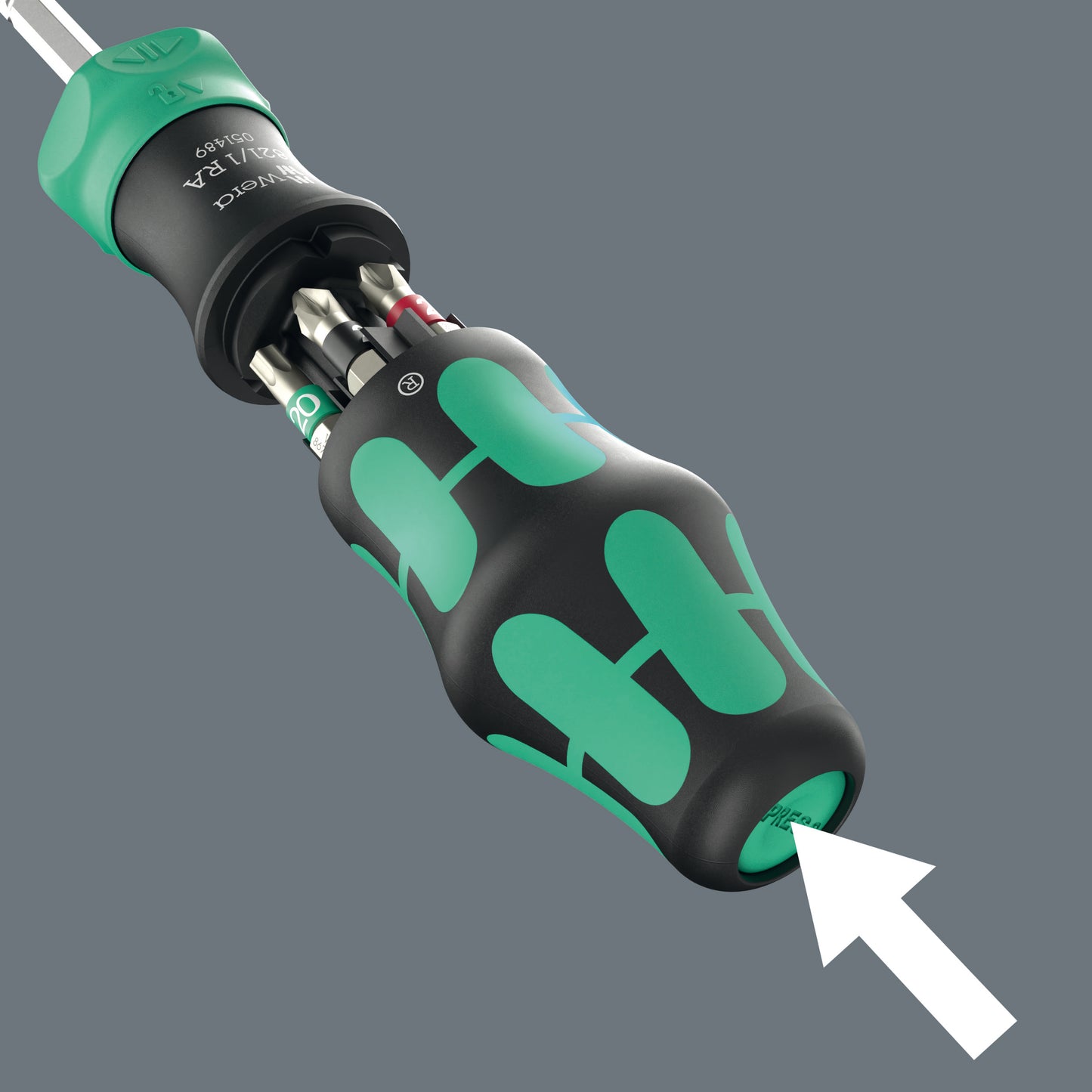 Wera Kraftform Kompakt 28 RA 1 Ratcheting Screwdriver Set 6 Pieces 05051519001