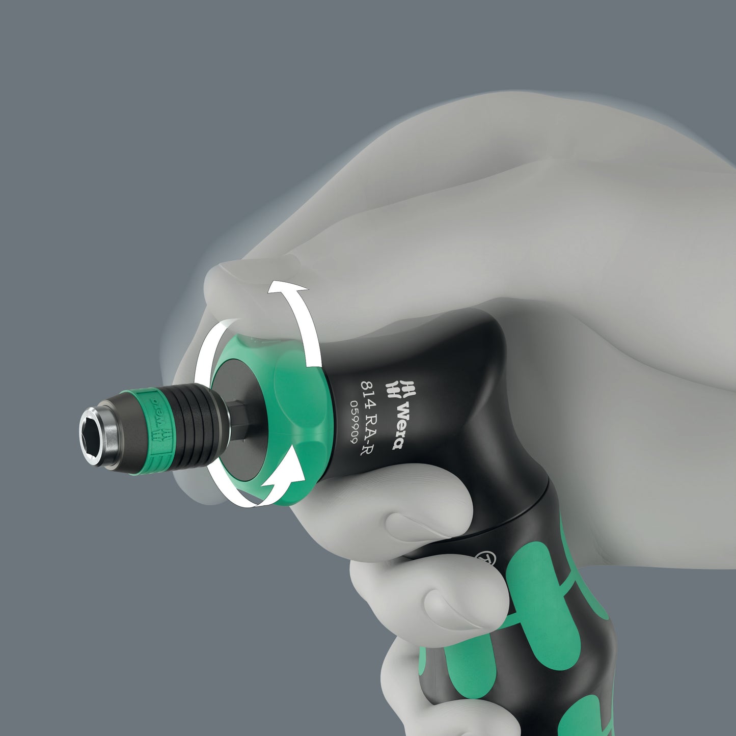 Wera Kraftform Kompakt Pistol RA-R 1 Ratcheting Screwdriver Set 05051535001