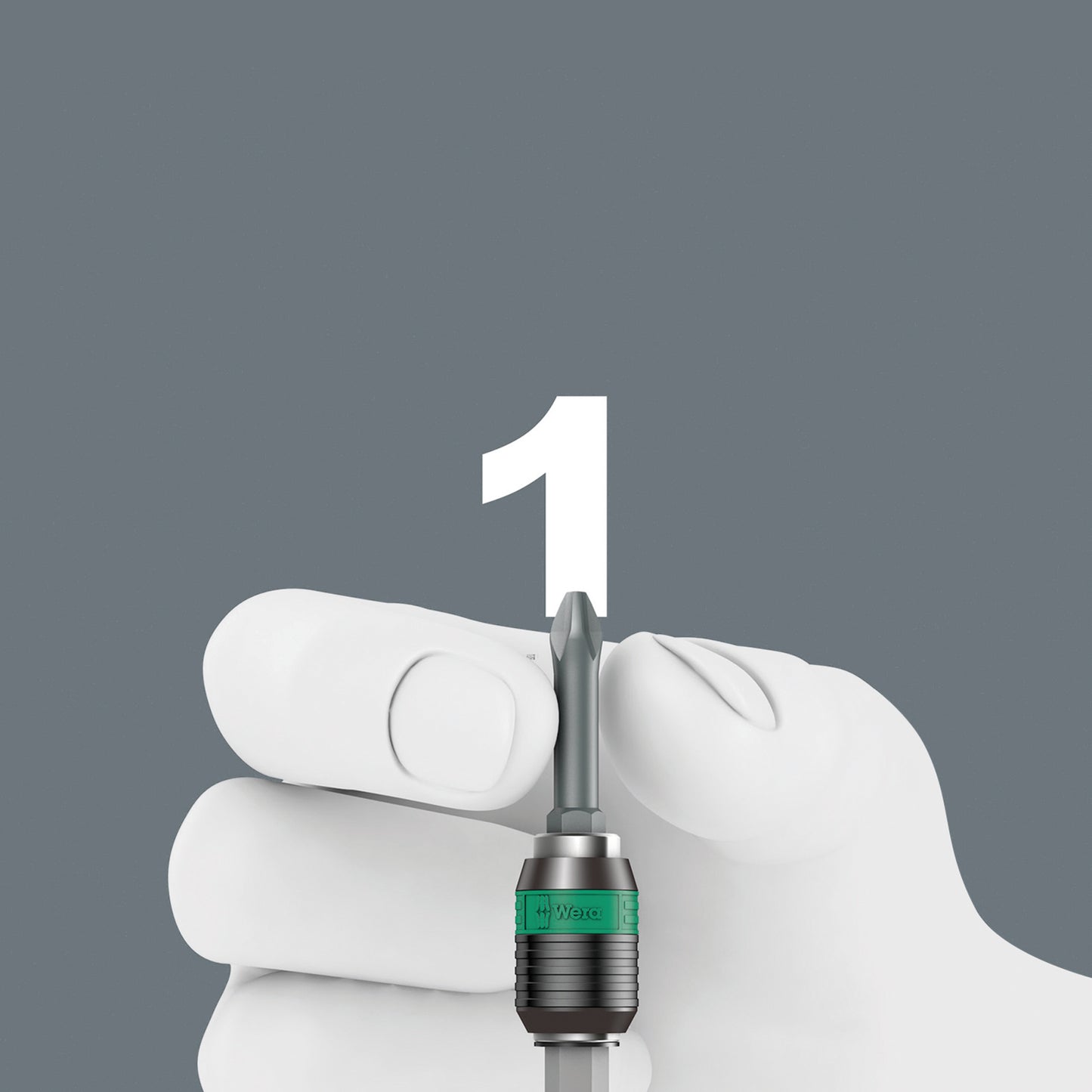 Wera Kraftform Kompakt Pistol RA-R 1 Ratcheting Screwdriver Set 05051535001