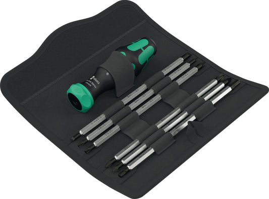Wera Kraftform Kompakt Vario RA Ratcheting Screwdriver Set Metric 05051540001