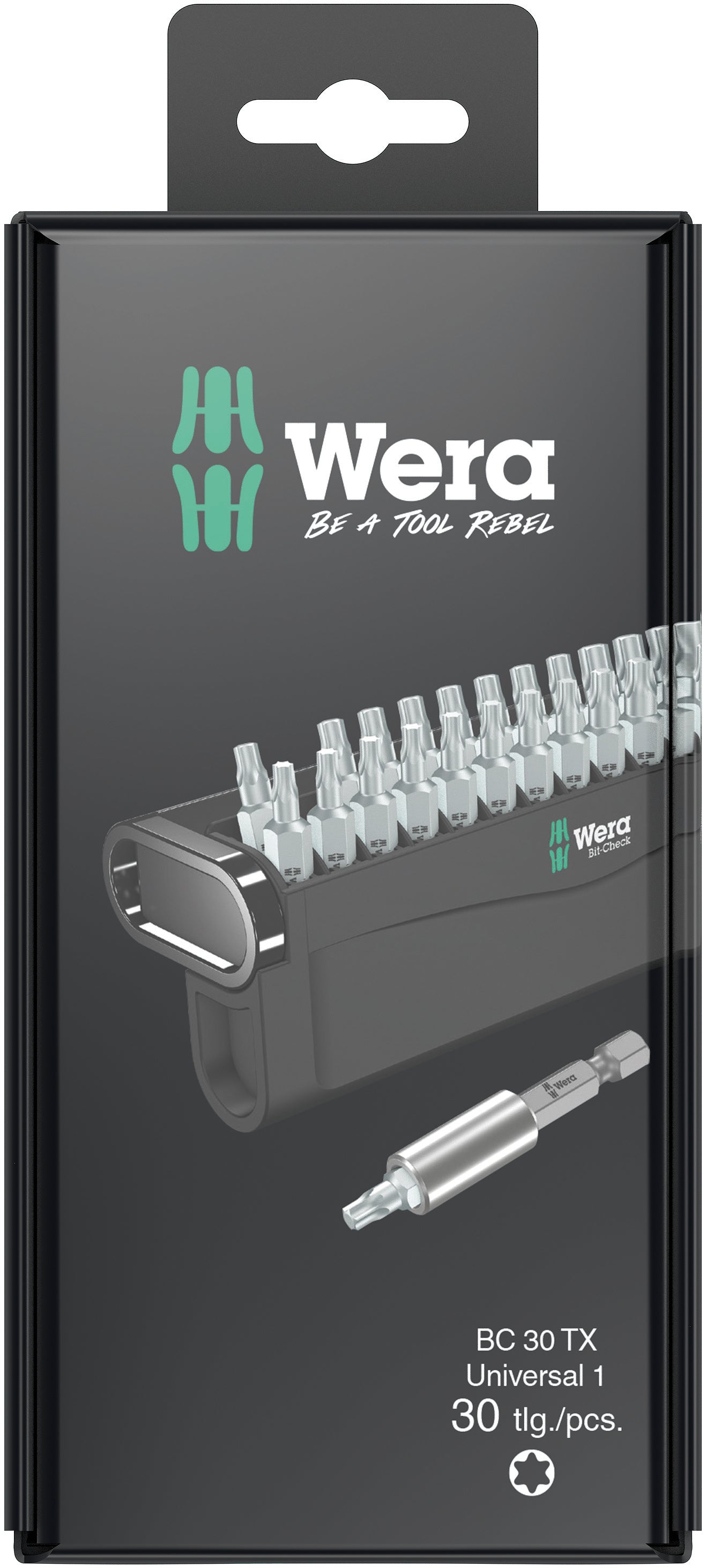 Wera Bit Check 30 TX Universal 1 SB Screwdriver Bit Set 05057900001