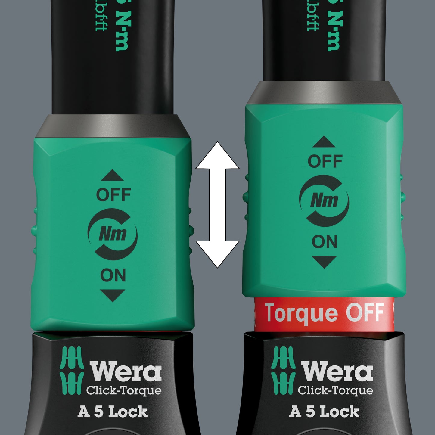 Wera Click-Torque Lock A 5 Torque Wrench 2.5 -25 Nm 1/4" Drive 05075690001