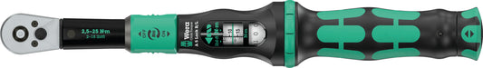Wera Click-Torque Lock A 5 R/L Torque Wrench 2.5 -25 Nm 1/4" Drive 05075693001