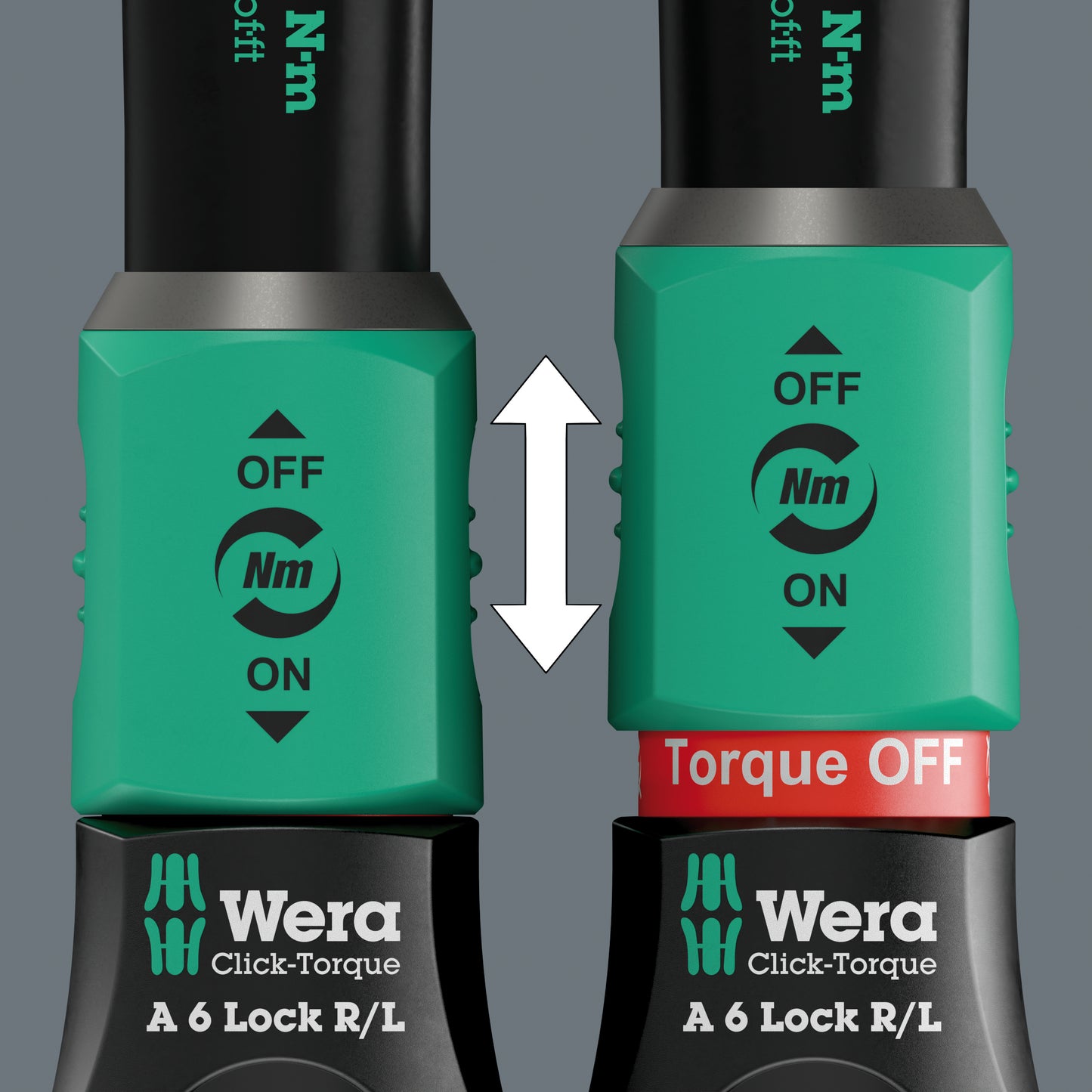 Wera Click-Torque Lock A 6 R/L Torque Wrench 2.5 -25 Nm 1/4" Drive 05075694001