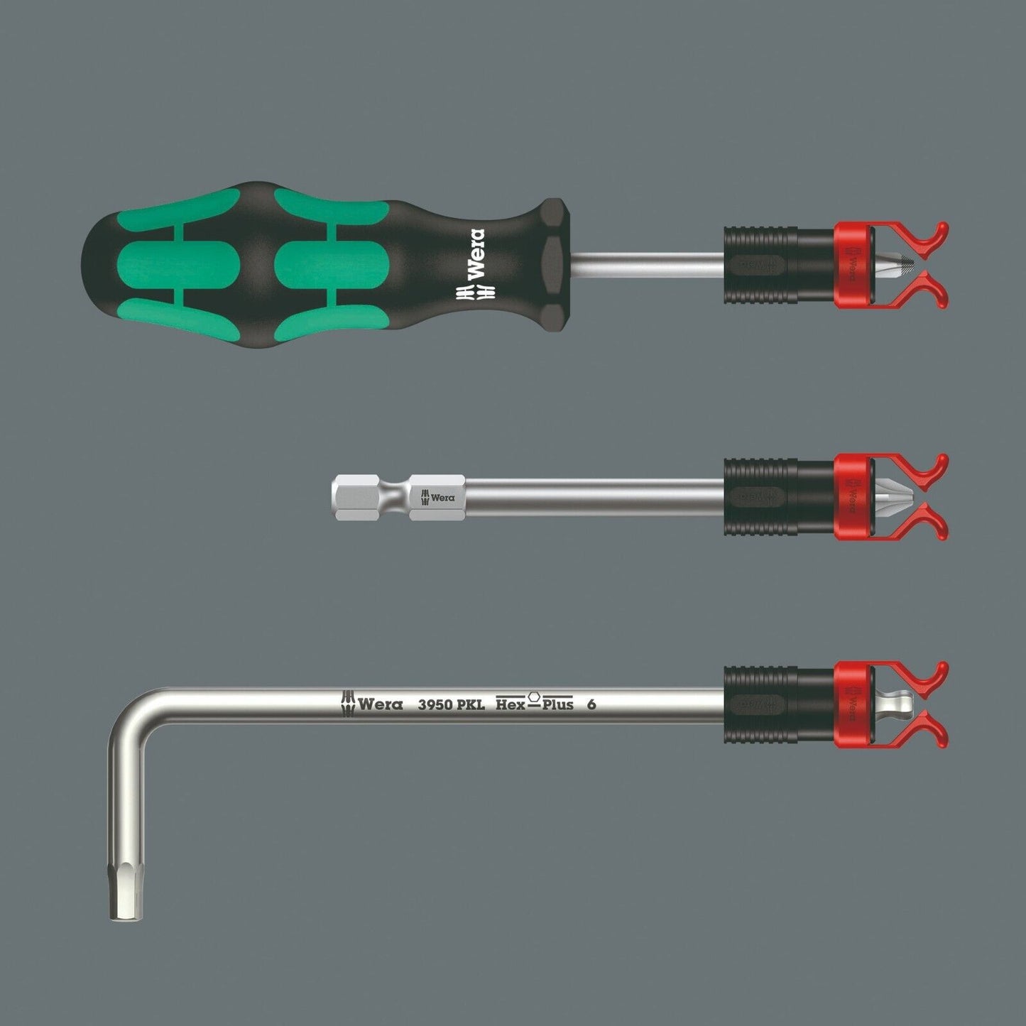 Wera 9528 Ball Grip Set 2 Screwdriver Set 9 Pieces 05134029001