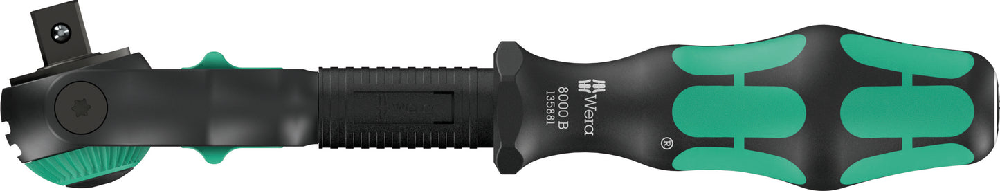 Wera 8000 B Black Edition Zyklop Speed Ratchet Wrench 3/8" Drive 05135881001