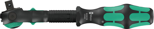 Wera 8000 B Black Edition Zyklop Speed Ratchet Wrench 3/8" Drive 05135881001