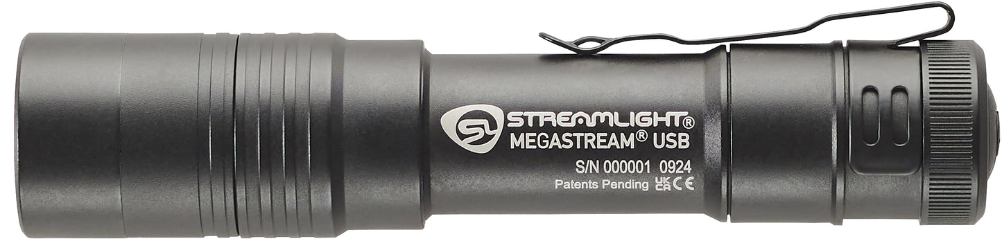Streamlight MegaStream® Rechargeable USB LED Flashlight Black 66210