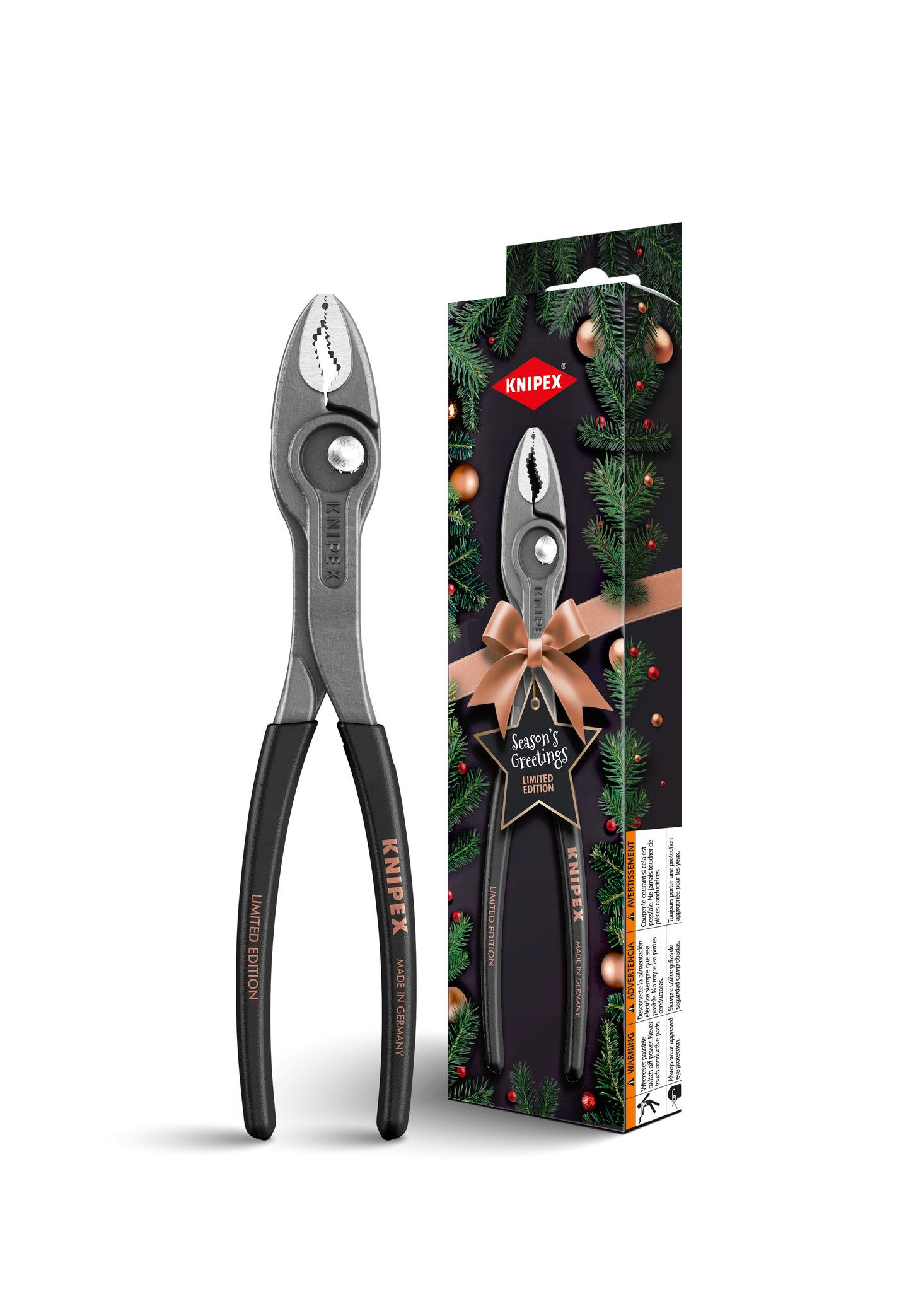Knipex Limited Edition Holiday TwinGrip Slip Joint Pliers 8" 82 01 200 S02