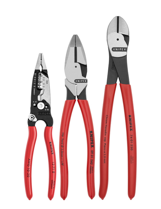 Knipex Electrical Set 3 Piece 9K 00 80 158 US