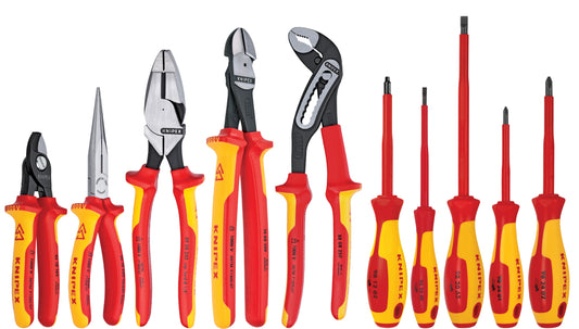 Knipex Insulated Industrial Tool Set With Hard Case 10 Pieces 9K 98 98 31 US