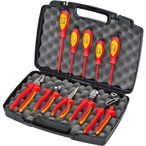 Knipex Insulated Industrial Tool Set With Hard Case 10 Pieces 9K 98 98 31 US