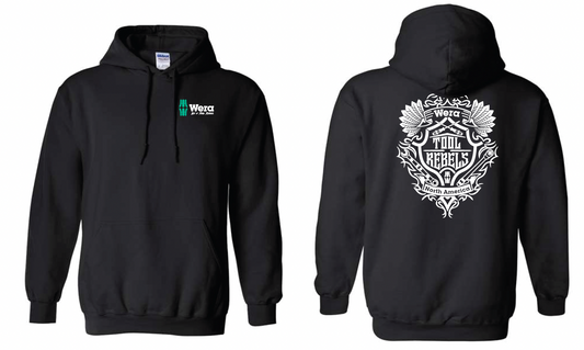 Wera Be A Tool Rebel Hoodie Black Large WERATRHOODIE-L