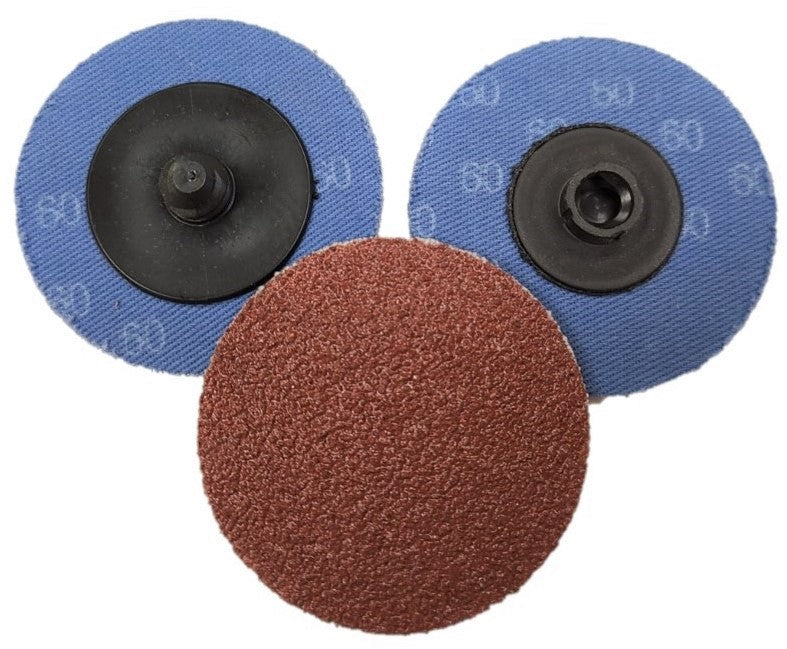 Preferred Abrasives Quick-Lock Discs Type R 80 AO Premium Grit 2" 31654