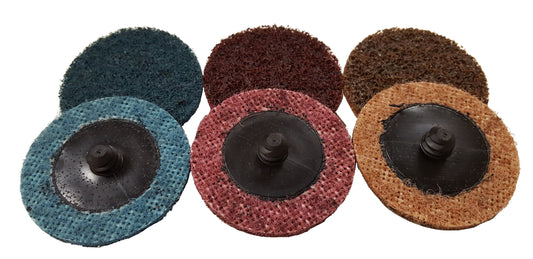 Preferred Abrasives Surface Conditioning Type R Quick-Lock Sanding Discs A Med Grit 2" 53477