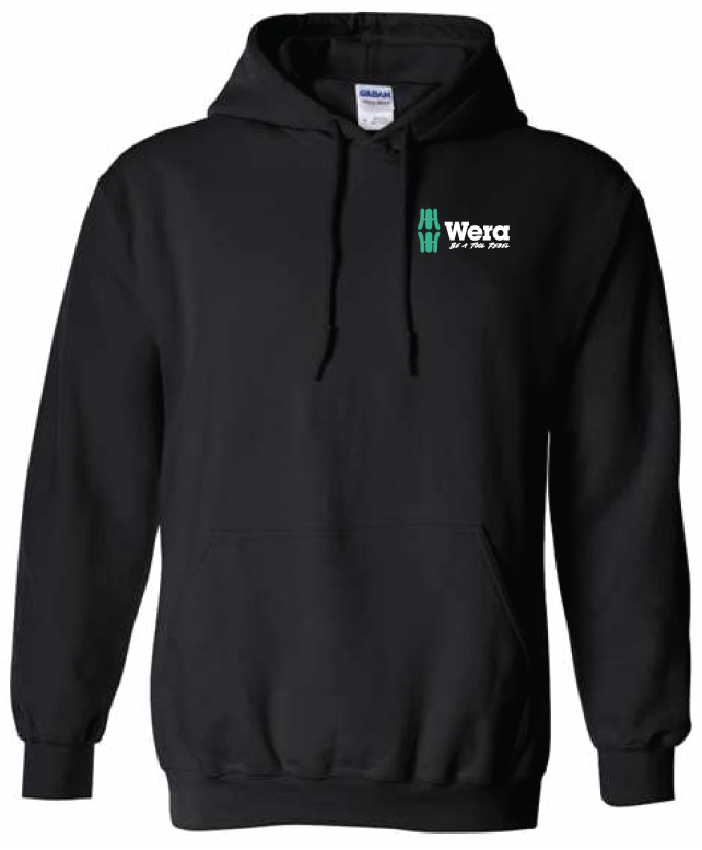 Wera Be A Tool Rebel Hoodie Black Large WERATRHOODIE-L