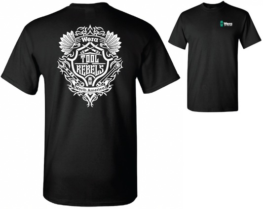 Wera Tools Tool Rebel Short Sleeve T-Shirt Black WERATRSHIRT