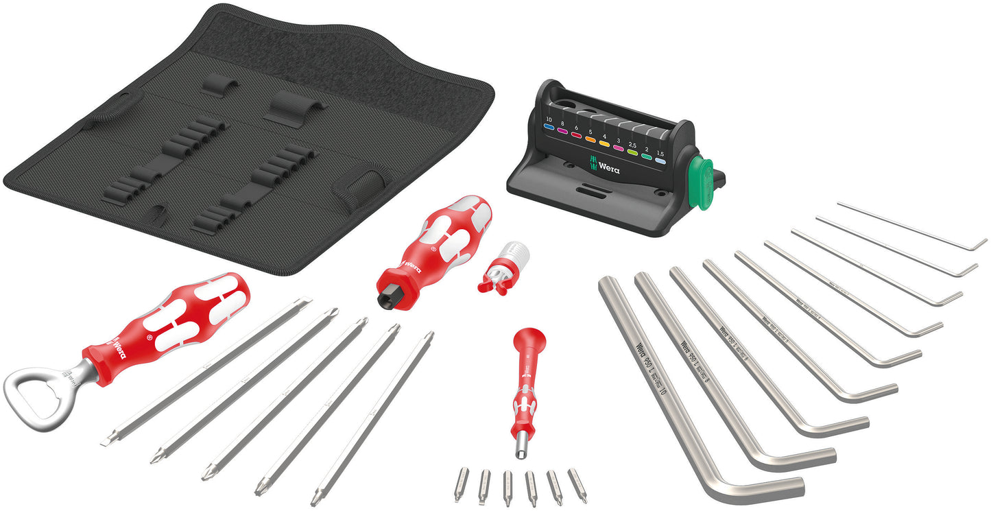 Wera 2023 Advent Calendar Tool Set - Limited Edition Christmas Gift with Hex Key Set, Screwdrivers, Bits & Accessories – 05136607001