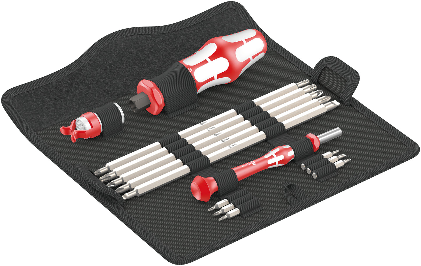 Wera 2023 Advent Calendar Tool Set - Limited Edition Christmas Gift with Hex Key Set, Screwdrivers, Bits & Accessories – 05136607001