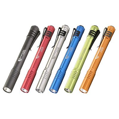 streamlight stylus pro led flashlight STREAMLIGHT STYLUS PRO 100 LUMENS BATTERY POWERED LED PENLIGHT-ORANGE 66131