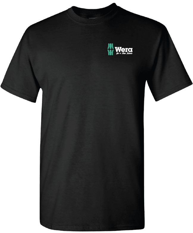 Wera Tools Tool Rebel Short Sleeve T-Shirt Black WERATRSHIRT - Mr. Tools