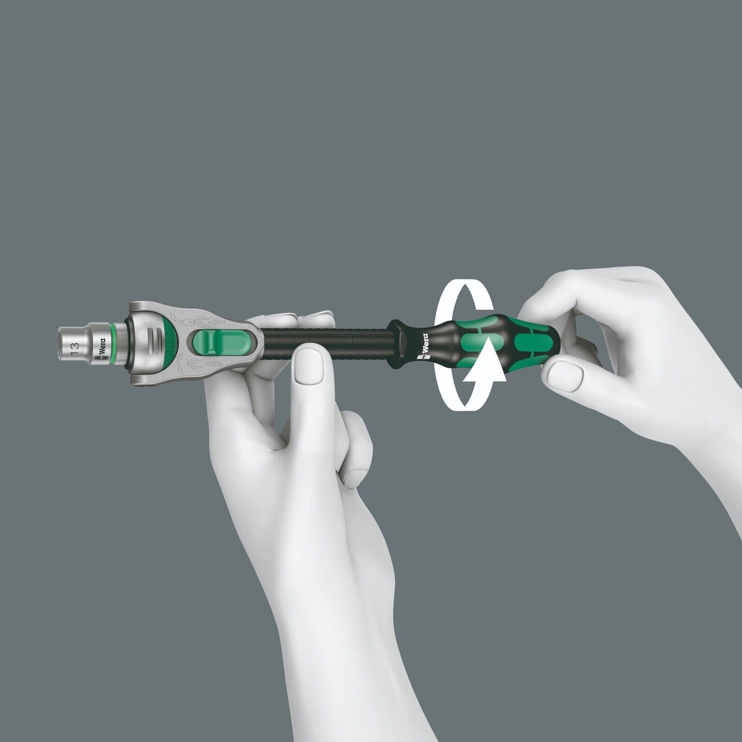Wera 8100 SB All In Zyklop Speed Ratchet Set HF 3/8" Drive Metric 05003536001