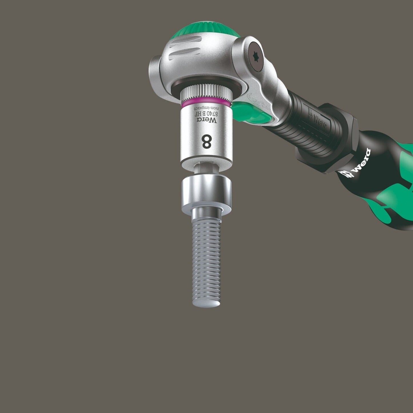 Wera 8100 SB All In Zyklop Speed Ratchet Set HF 3/8" Drive Metric 05003536001