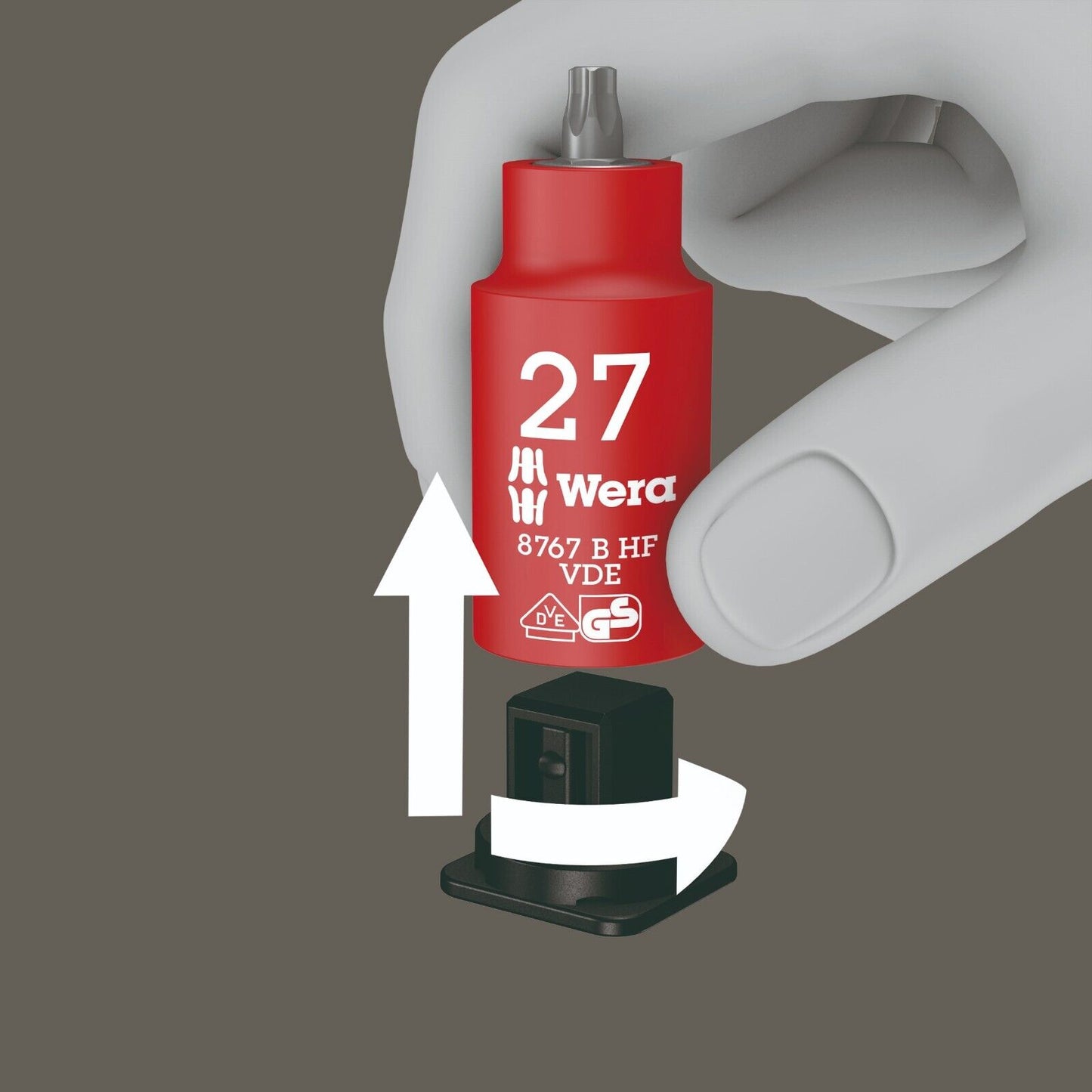 Wera Belt B VDE 10 Location Socket Belt For 3/8" 05003982001