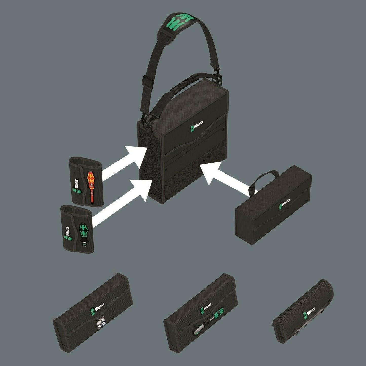 wera 2go 2 tool container 05004351001