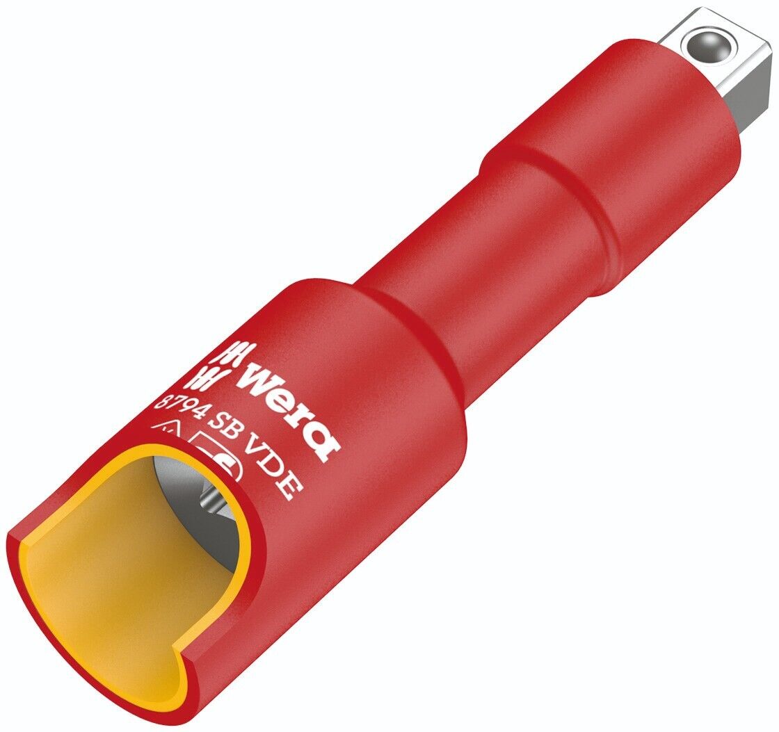Wera 8794 SB VDE Zyklop Insulated Socket Wrench Extension 3/8" Drive 05004964001