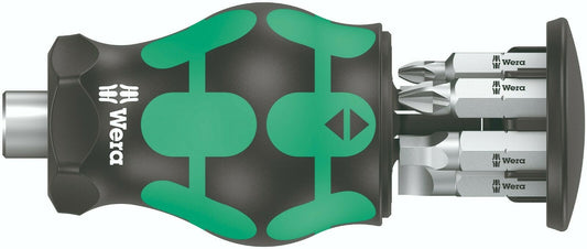 wera kraftform kompakt stubby magazine 5 screwdriver set 05008878001