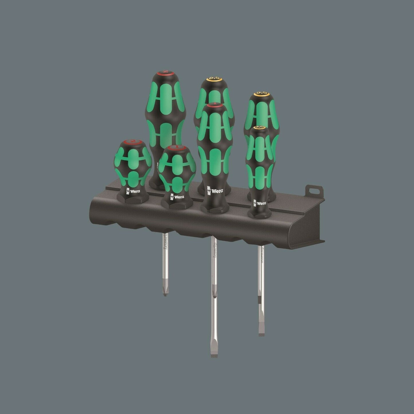 wera 300/7 mix 1 kraftform plus screwdriver set 7 piece 05008900001
