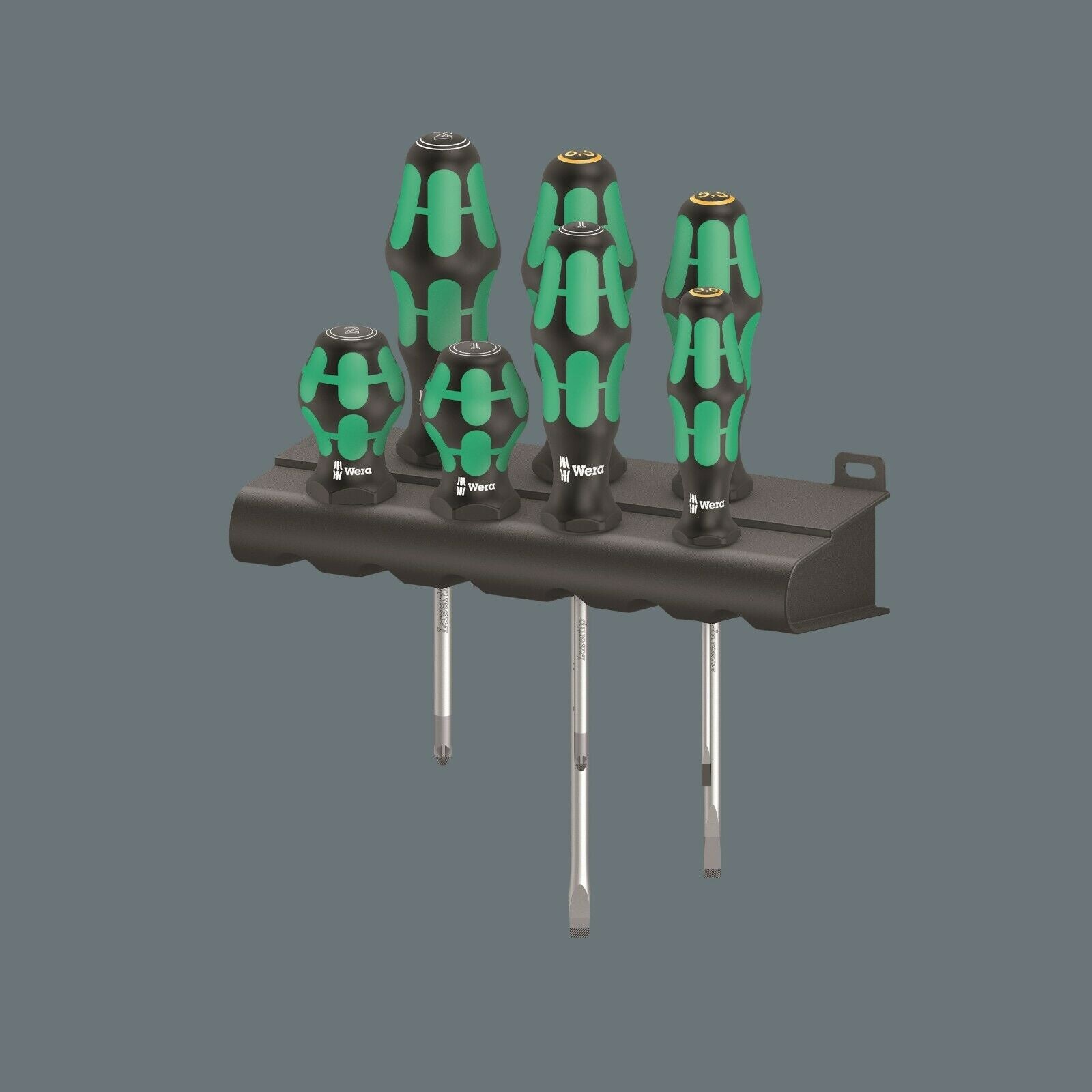 wera 300/7 mix 2 kraftform plus screwdriver set 7 piece 05008901001