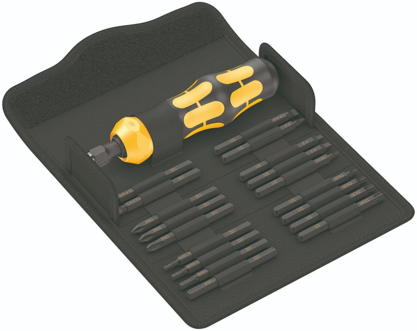 Wera Kraftform Kompakt 900 Set 1 Screwdriver Set 19 Pieces SAE 05018111001